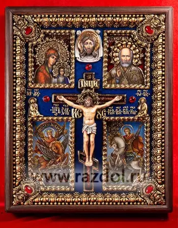 Четырехчастная с распятием